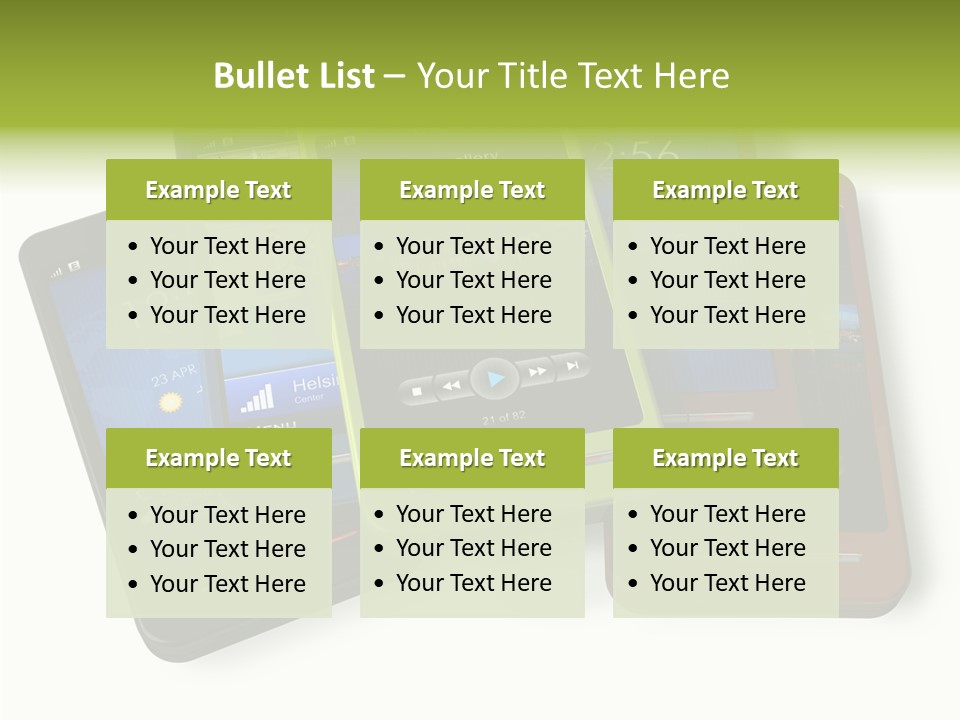 Cellular Sms Navigator PowerPoint Template