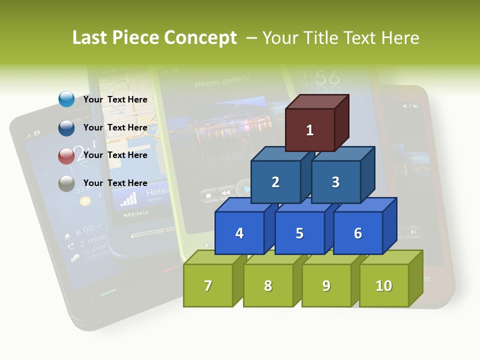 Cellular Sms Navigator PowerPoint Template