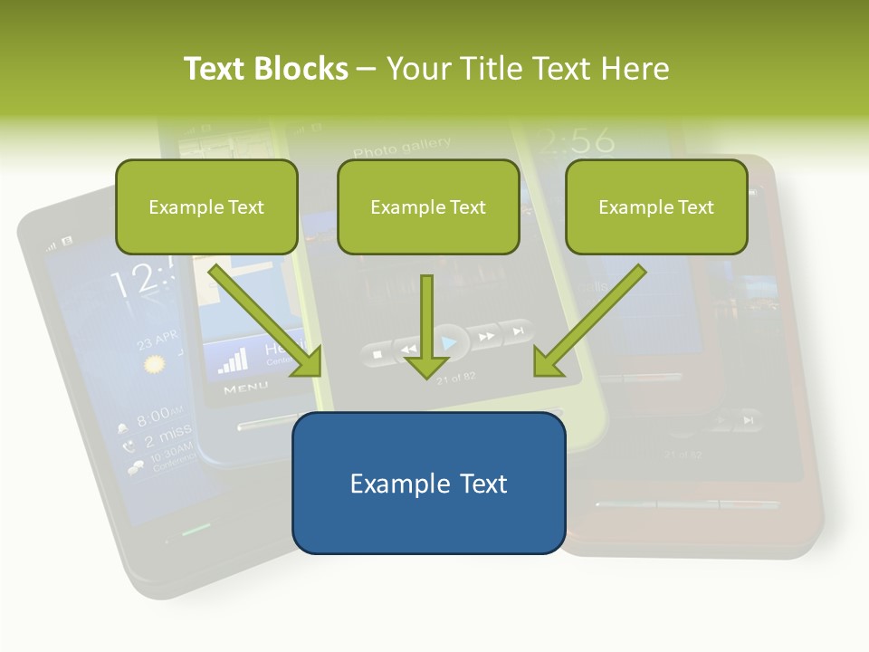 Cellular Sms Navigator PowerPoint Template
