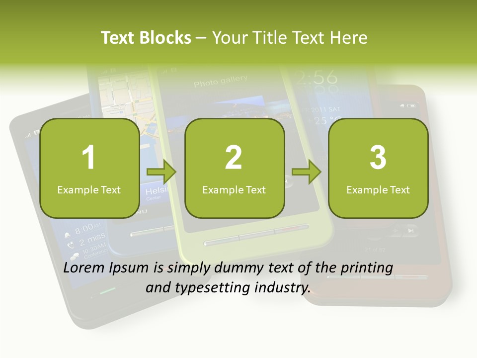 Cellular Sms Navigator PowerPoint Template