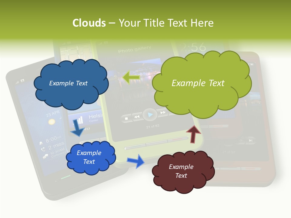 Cellular Sms Navigator PowerPoint Template