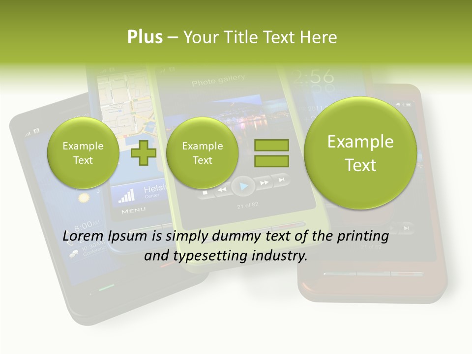 Cellular Sms Navigator PowerPoint Template