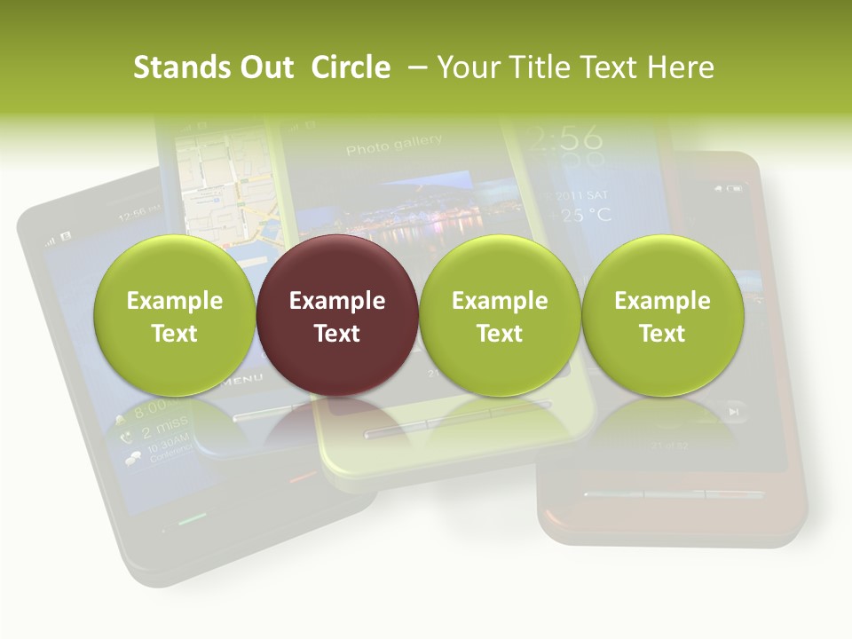 Cellular Sms Navigator PowerPoint Template