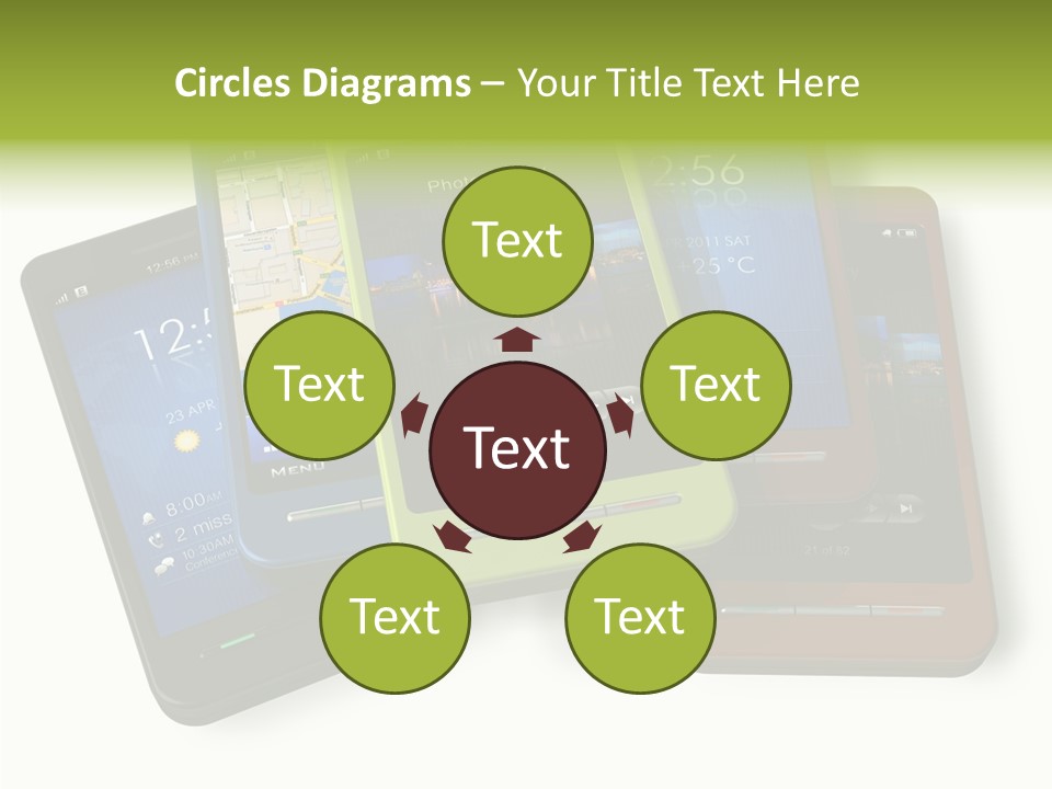 Cellular Sms Navigator PowerPoint Template