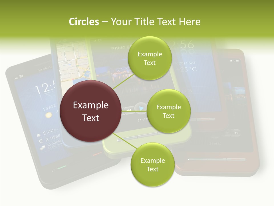 Cellular Sms Navigator PowerPoint Template