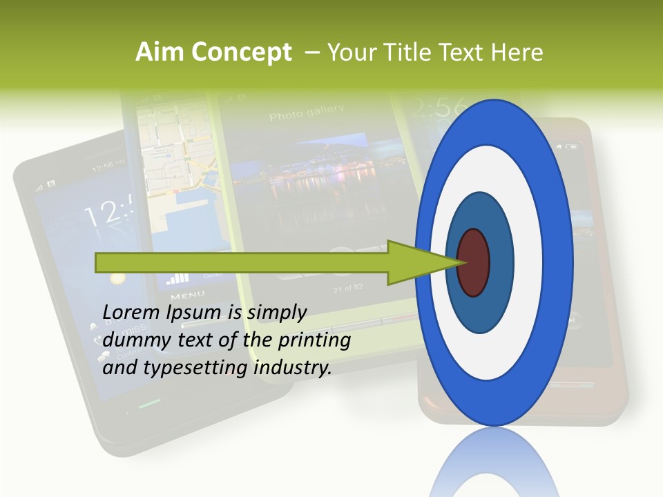 Cellular Sms Navigator PowerPoint Template