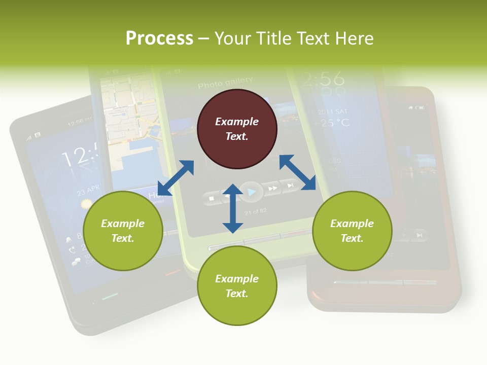 Cellular Sms Navigator PowerPoint Template