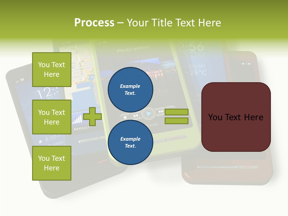 Cellular Sms Navigator PowerPoint Template