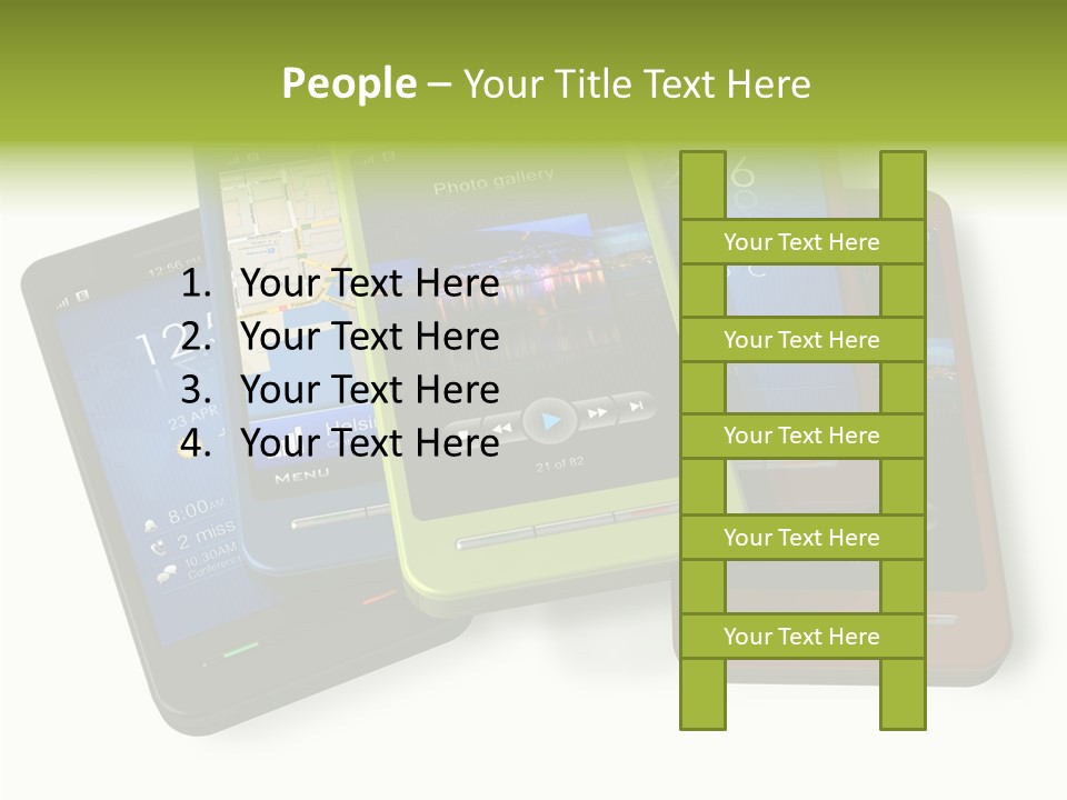 Cellular Sms Navigator PowerPoint Template