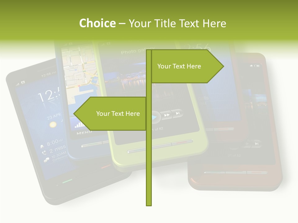 Cellular Sms Navigator PowerPoint Template