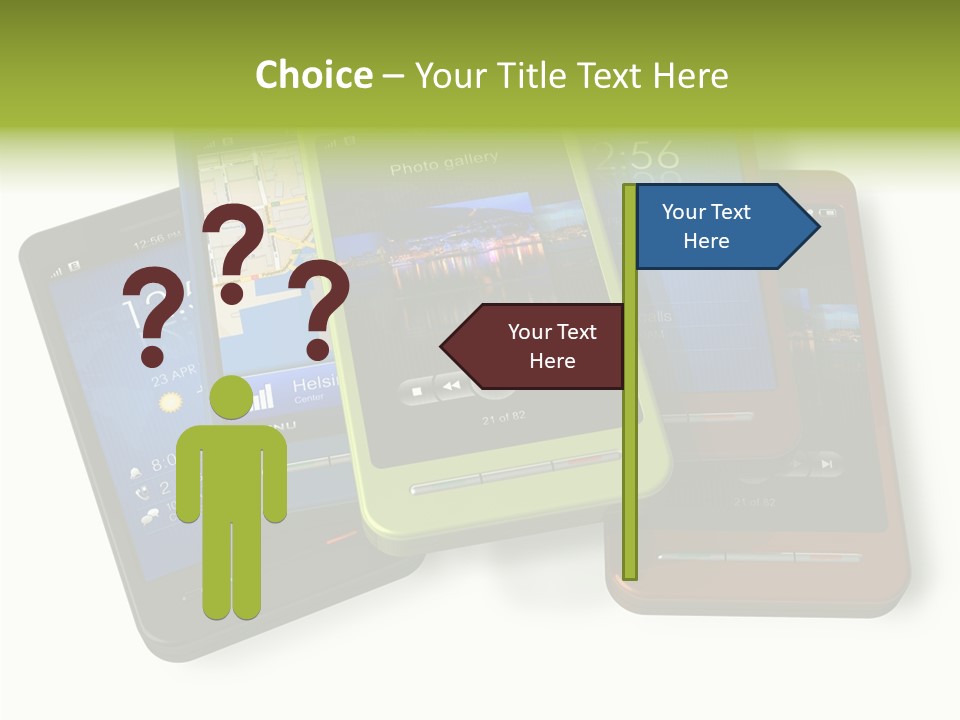 Cellular Sms Navigator PowerPoint Template