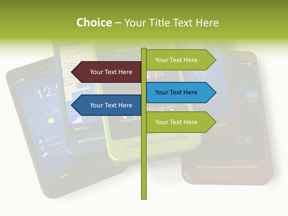 Cellular Sms Navigator PowerPoint Template