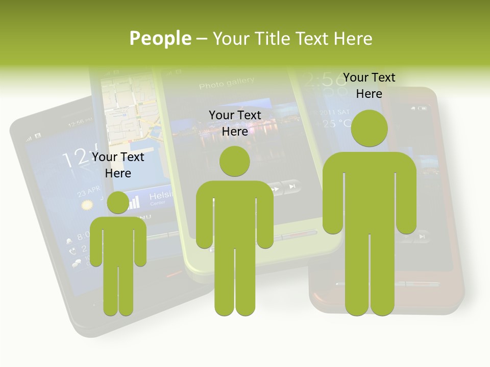 Cellular Sms Navigator PowerPoint Template