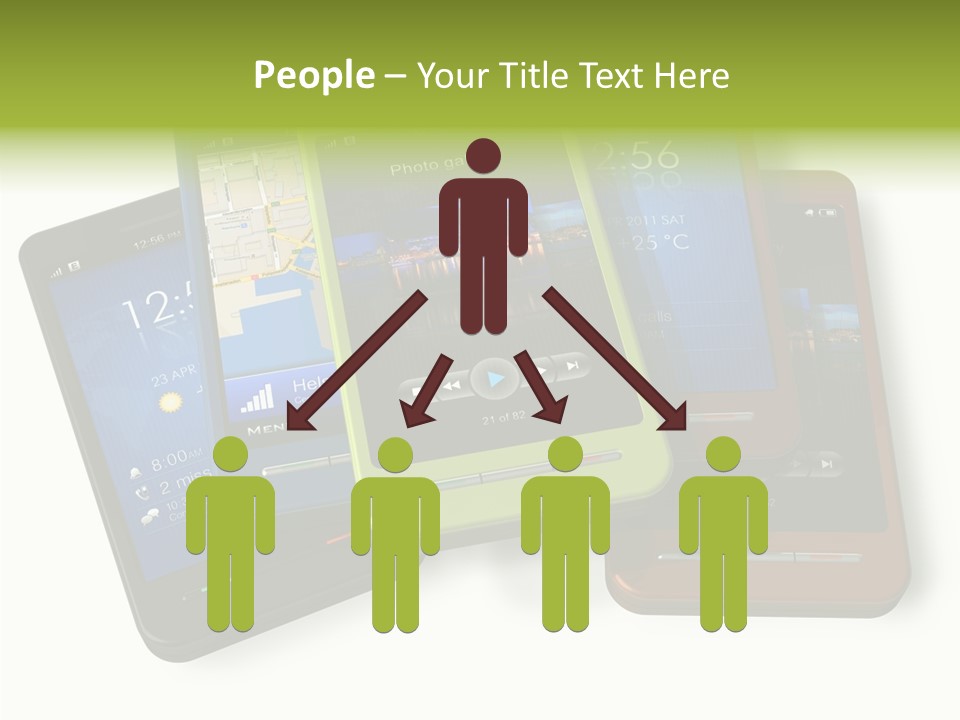 Cellular Sms Navigator PowerPoint Template