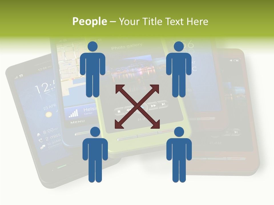 Cellular Sms Navigator PowerPoint Template