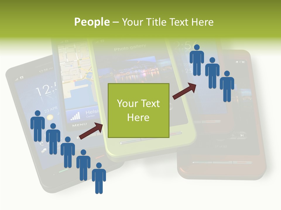 Cellular Sms Navigator PowerPoint Template