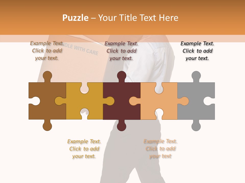 Handle Business Vertical PowerPoint Template