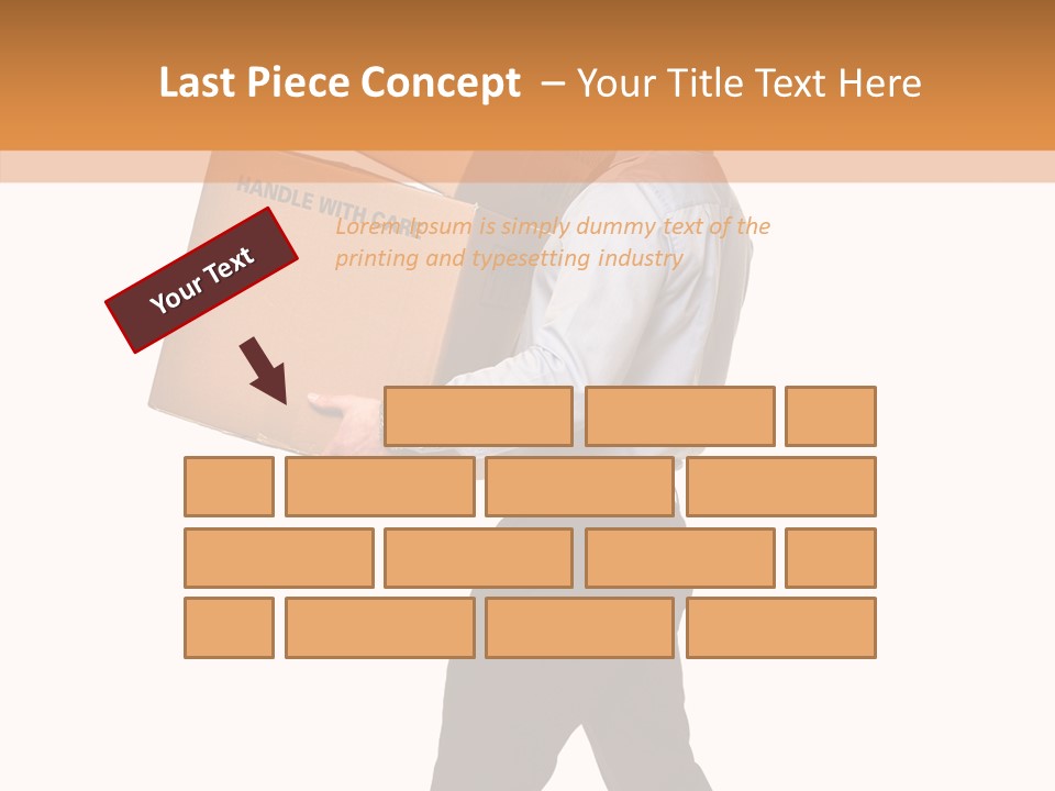 Handle Business Vertical PowerPoint Template