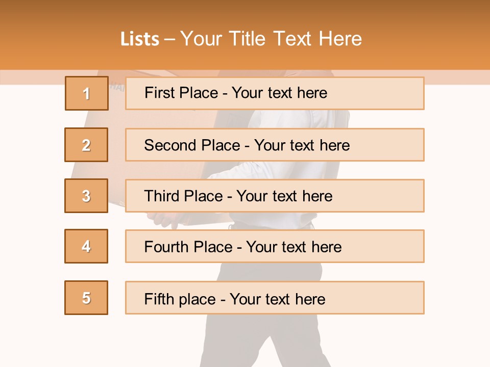 Handle Business Vertical PowerPoint Template