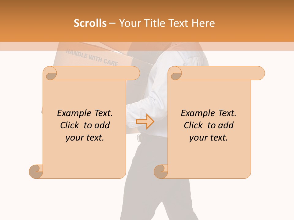 Handle Business Vertical PowerPoint Template