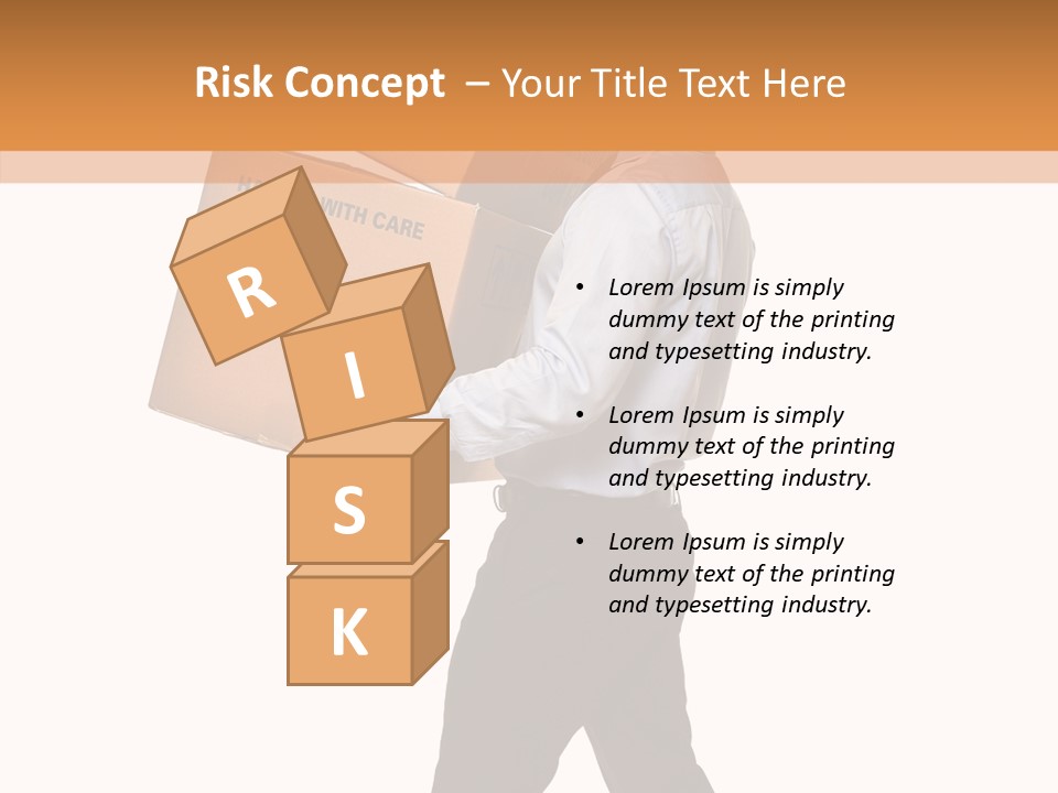 Handle Business Vertical PowerPoint Template