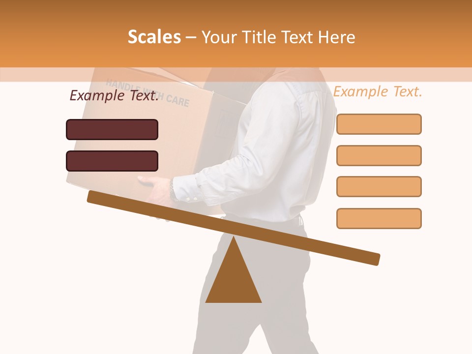 Handle Business Vertical PowerPoint Template