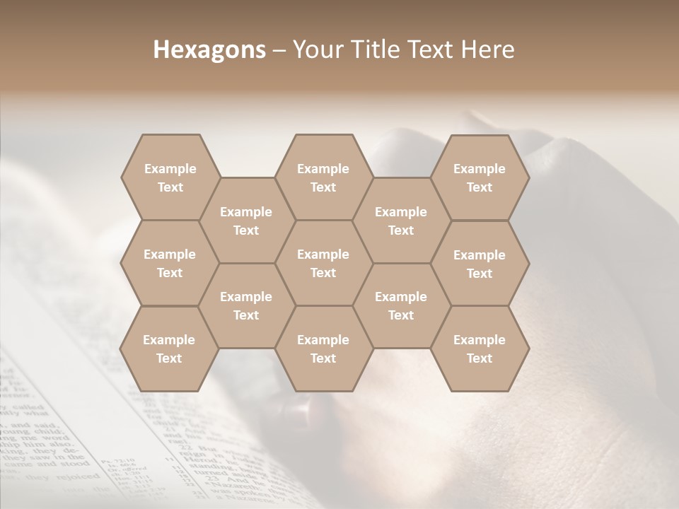 Book Christian White PowerPoint Template