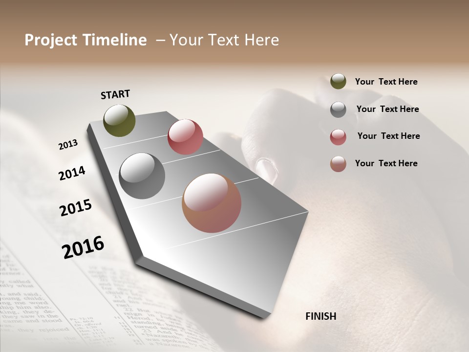 Book Christian White PowerPoint Template