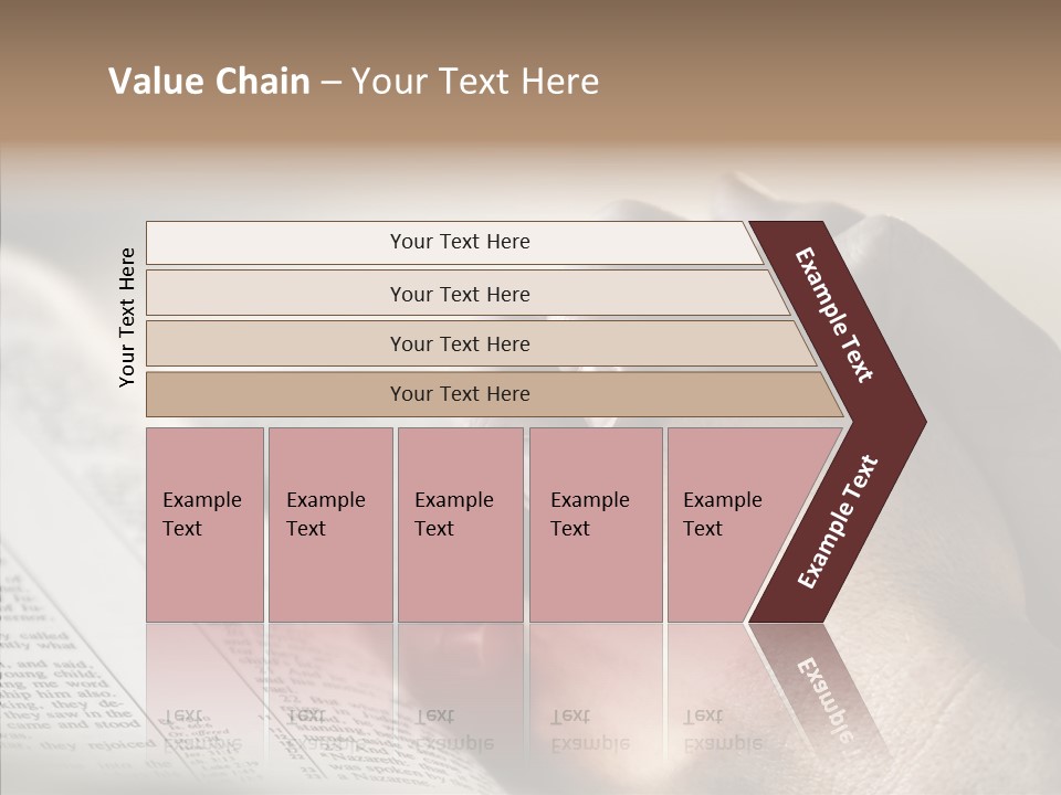Book Christian White PowerPoint Template