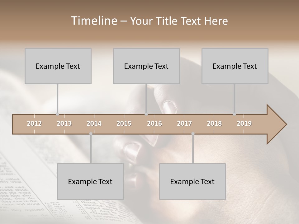 Book Christian White PowerPoint Template