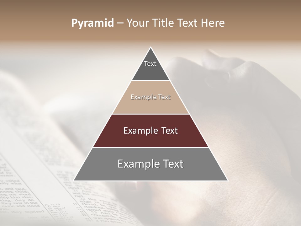 Book Christian White PowerPoint Template