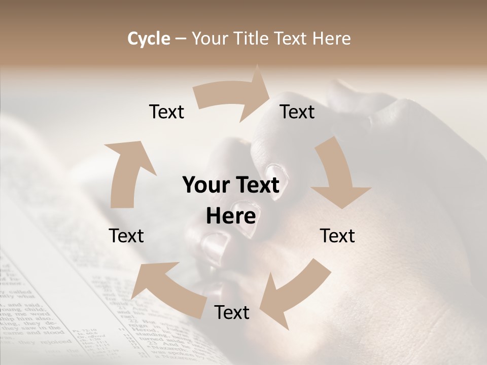 Book Christian White PowerPoint Template