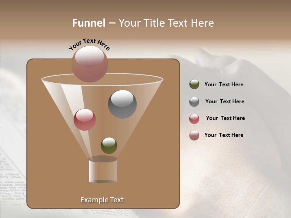 Book Christian White PowerPoint Template