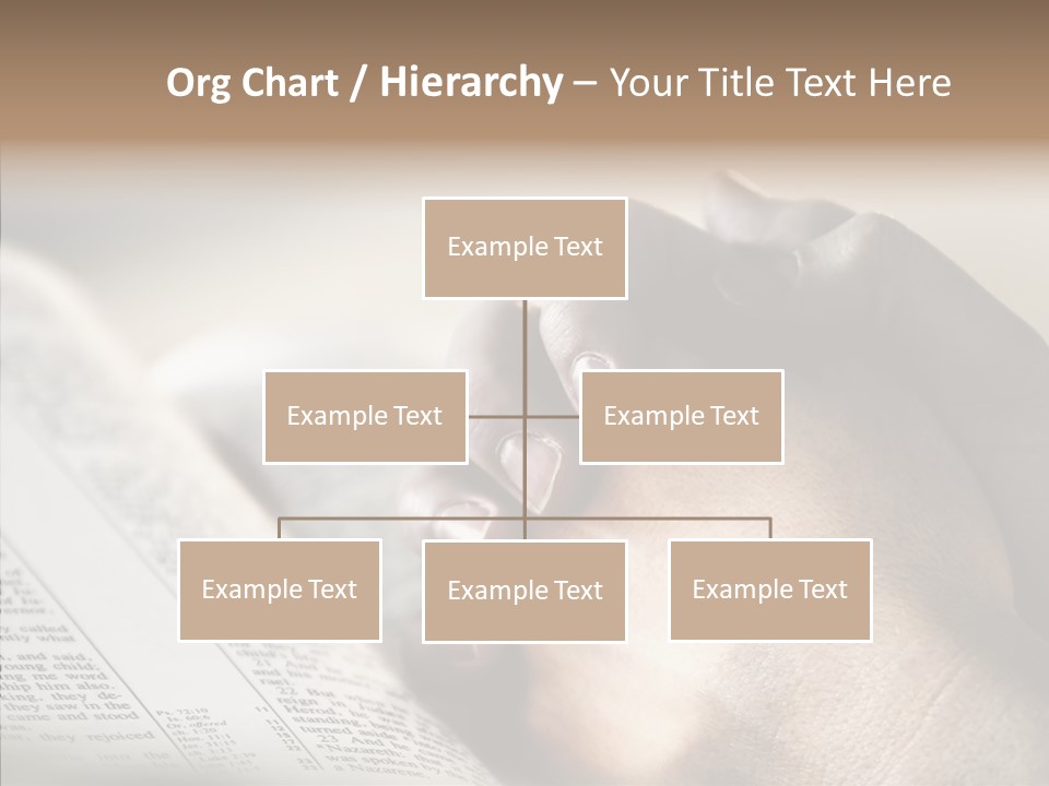 Book Christian White PowerPoint Template