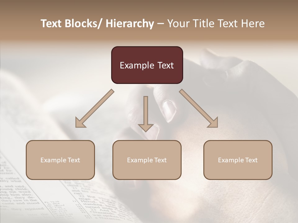 Book Christian White PowerPoint Template