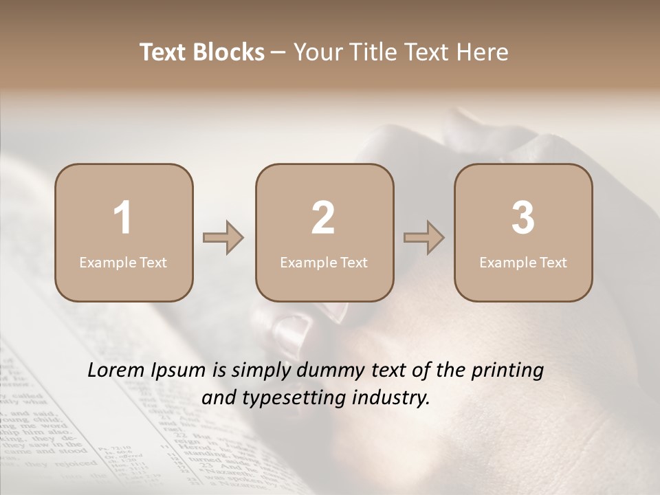Book Christian White PowerPoint Template