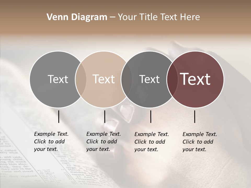 Book Christian White PowerPoint Template