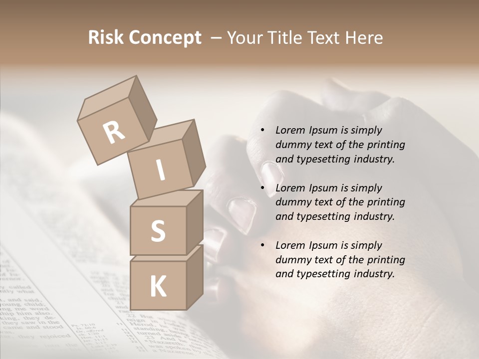 Book Christian White PowerPoint Template