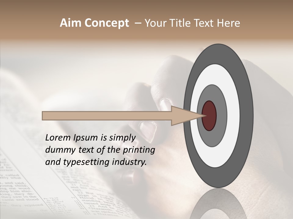 Book Christian White PowerPoint Template