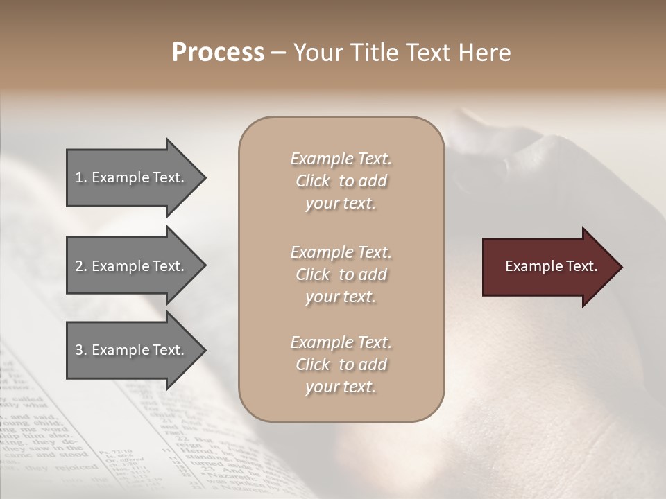 Book Christian White PowerPoint Template