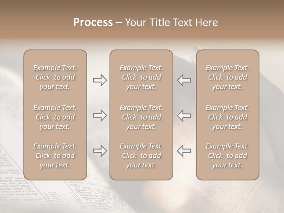 Book Christian White PowerPoint Template