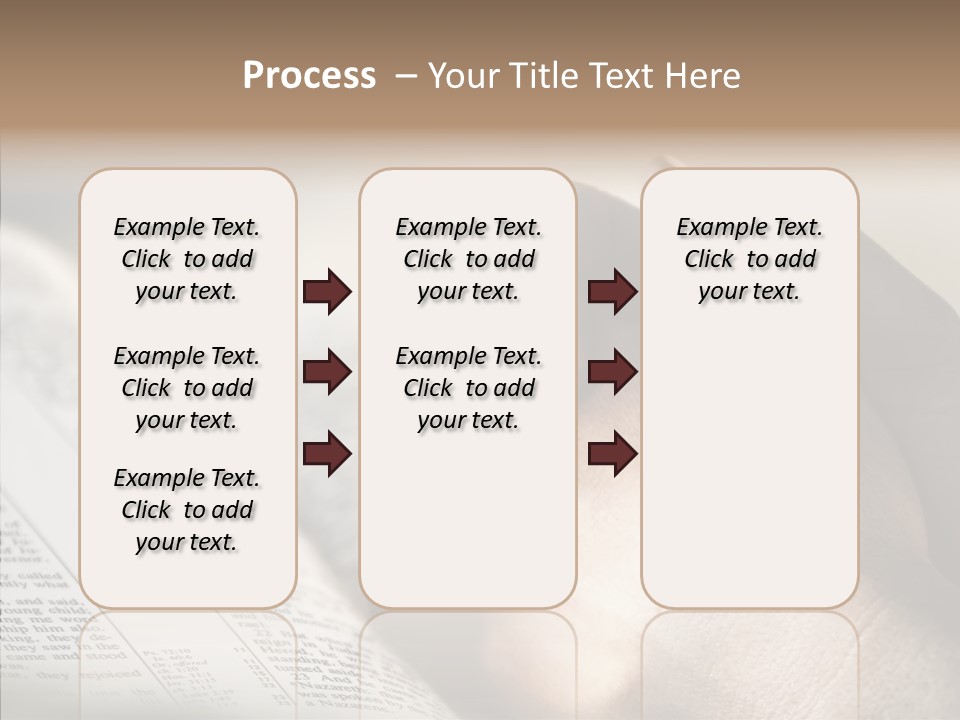 Book Christian White PowerPoint Template