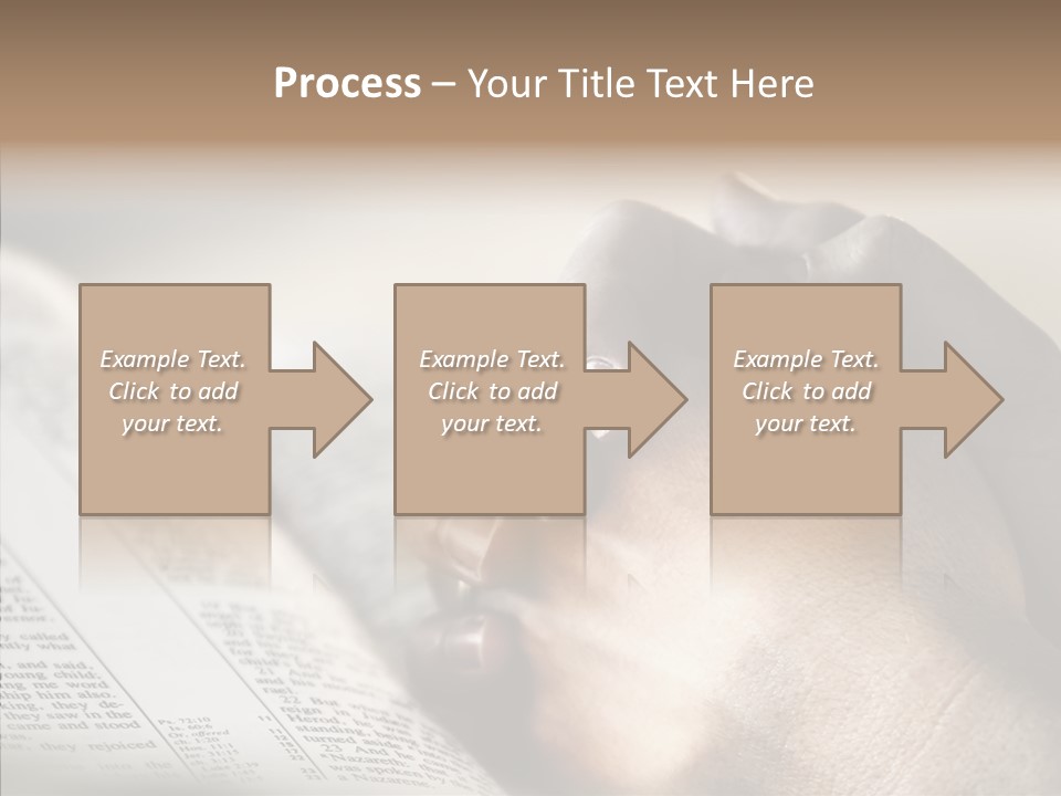 Book Christian White PowerPoint Template