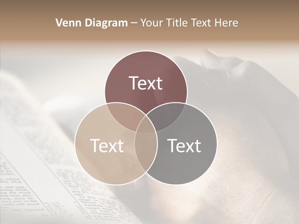 Book Christian White PowerPoint Template