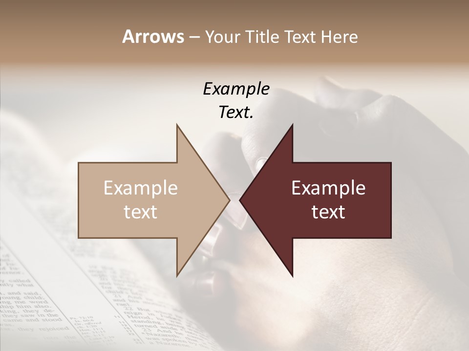 Book Christian White PowerPoint Template