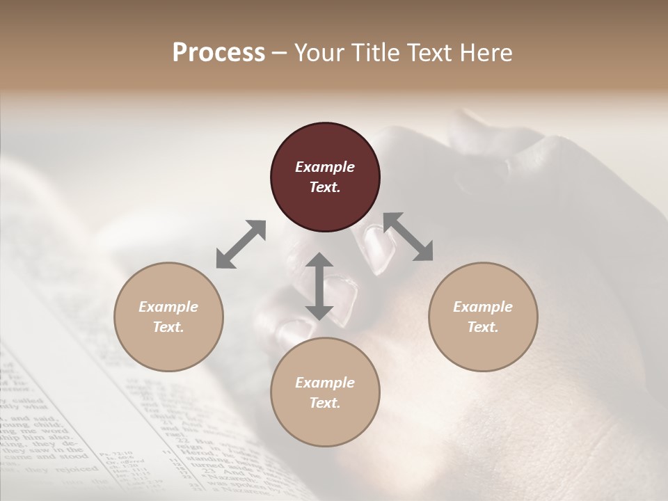 Book Christian White PowerPoint Template