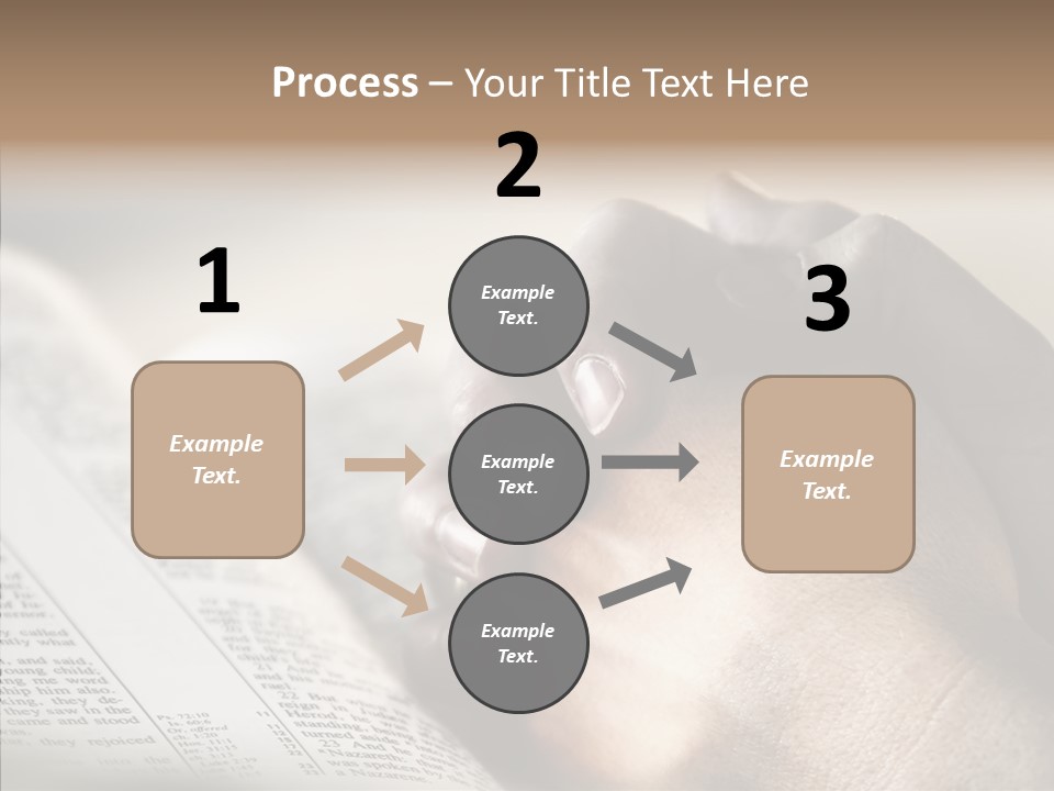 Book Christian White PowerPoint Template