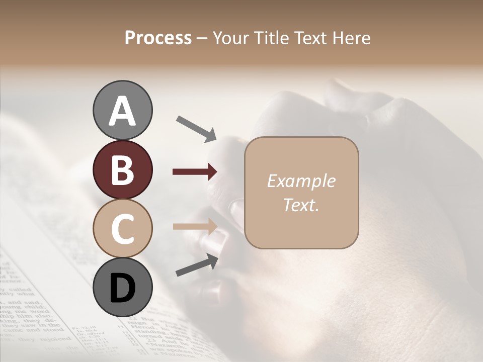 Book Christian White PowerPoint Template