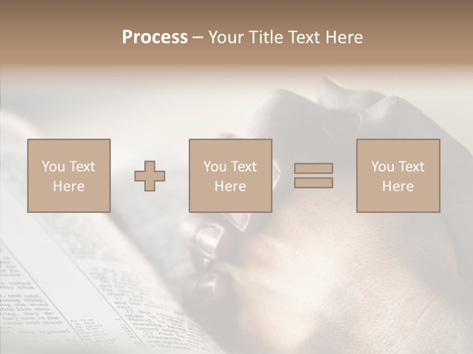 Book Christian White PowerPoint Template