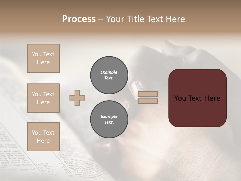 Book Christian White PowerPoint Template